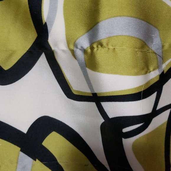 Green, black and gray pattern Prom Dress - Picture 4 of 7